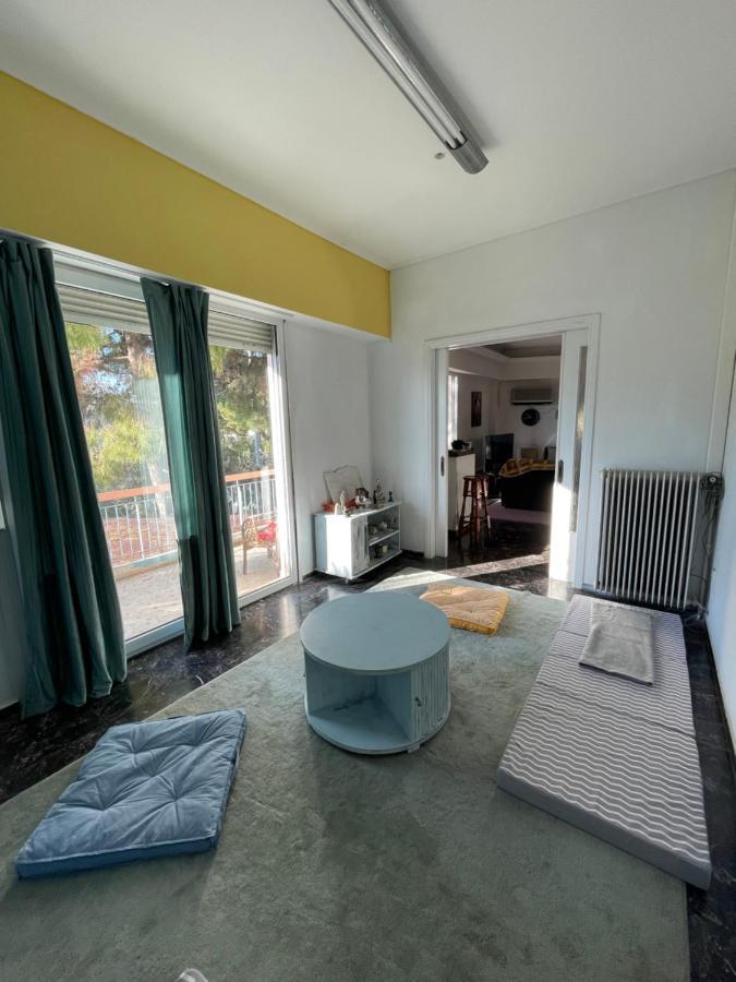 Spacious Apartment With Balconies, Ac, King Bed, Near Dt And Transports Atény Exteriér fotografie